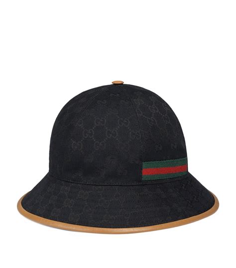 authentic gucci bucket hat|Gucci canvas bucket hat.